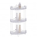Spirella Etagère D'angle De Douche 3 Niveaux à  Fixer AGADIR Blanc MSV