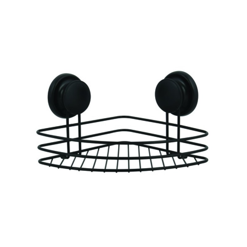 spirella Etagère d'angle de douche à  fixer TABARCA Alu & Verre Satiné MSV