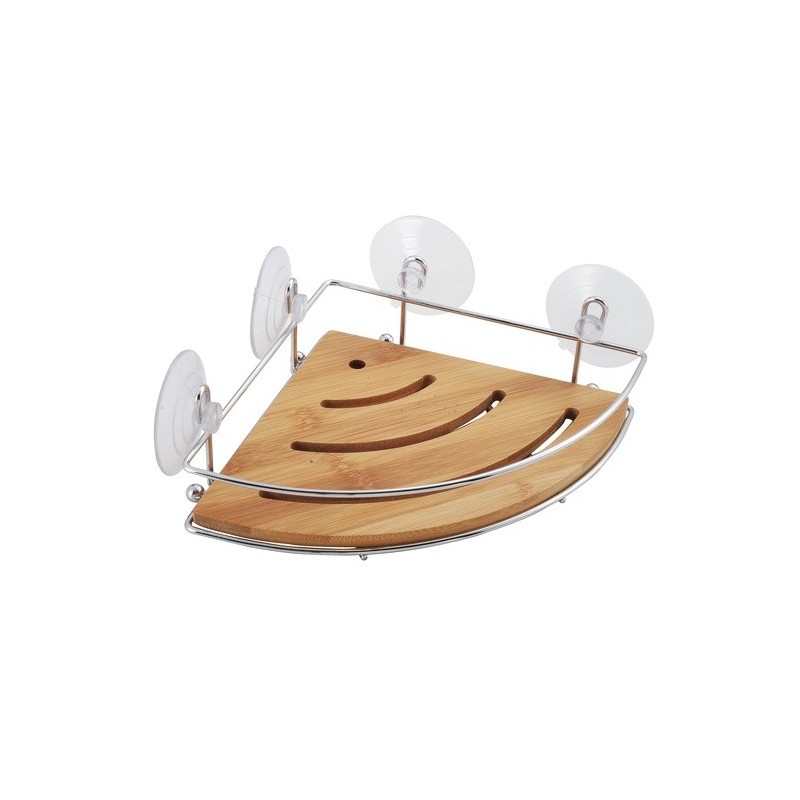 spirella Etagère d'angle de douche à  ventouses Chromé MSV