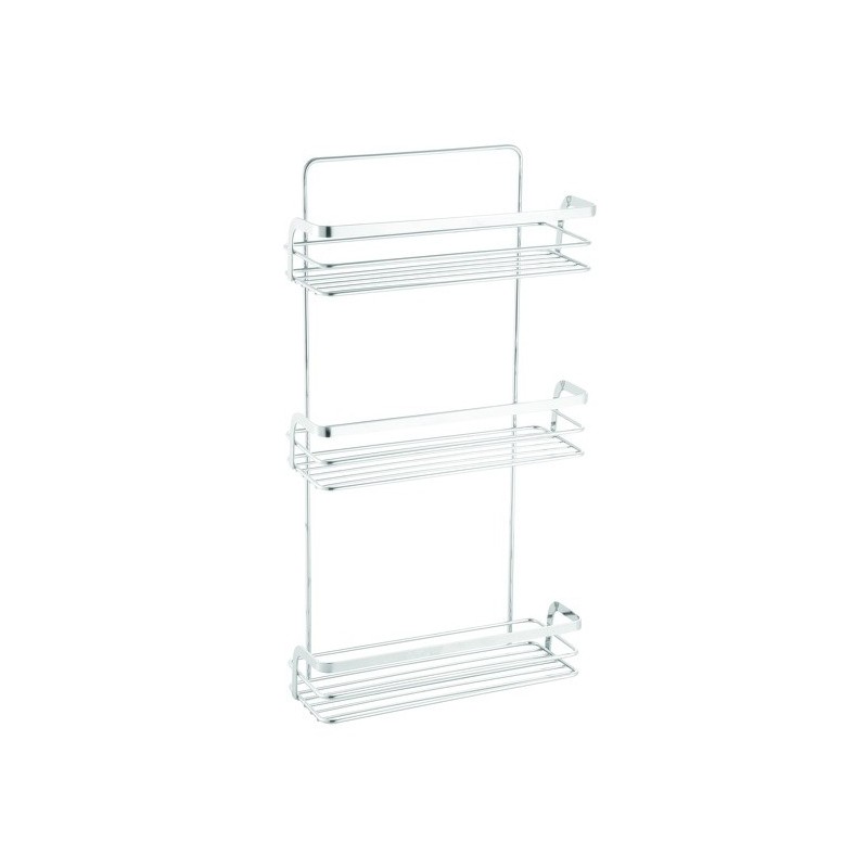 spirella Etagère de douche 3 niveaux à  fixer RILEY Chromé MSV