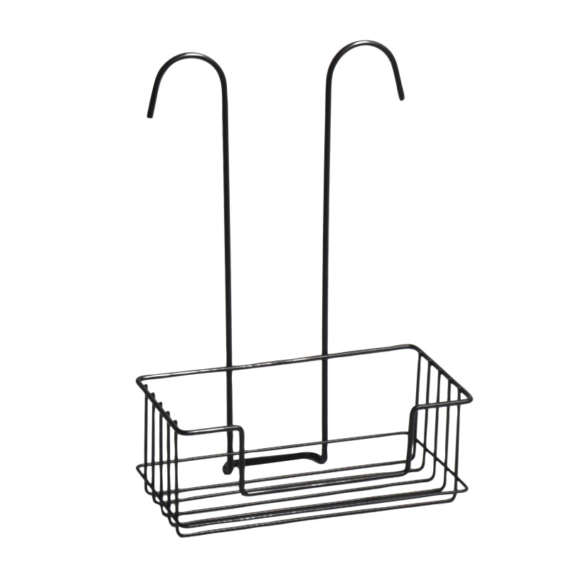 spirella ETAGERE DE DOUCHE A SUSPENDRE NOIR MAT SERGIO 1NV MSV