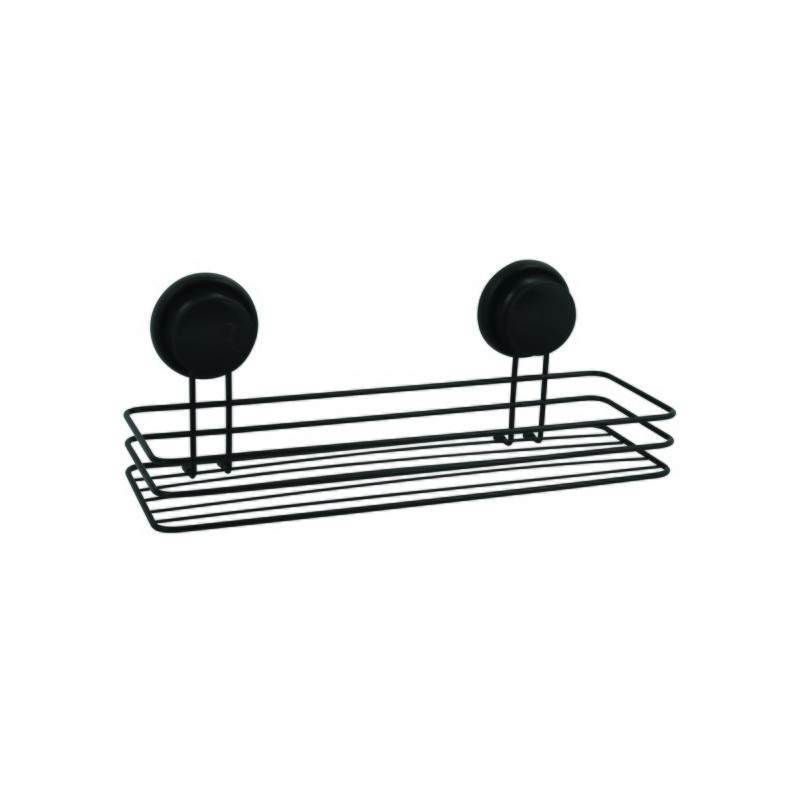 spirella Etagère de douche à ventouses Acier Noir mat MSV spirella Etagère de douche à ventouses Acier Noir mat MSV