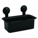 Spirella Etagère De Douche à  Ventouses PVC Noir Mat MSV