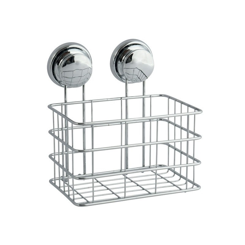 spirella Etagère Panier de douche à  ventouses Acier Chromé MSV