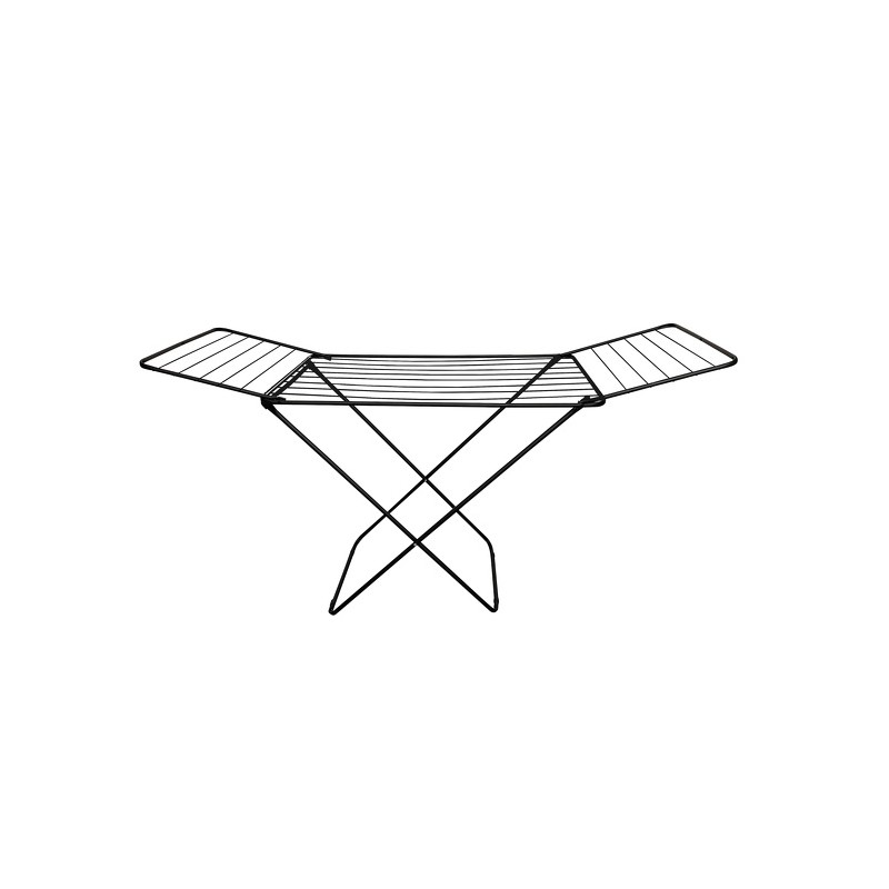 spirella Etendoir à linge à ailes en Acier 18M Noir mat MSV spirella Etendoir à linge à ailes en Acier 18M Noir mat MSV