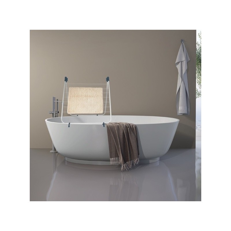 spirella Etendoir pour baignoire 10M Acier Blanc MSV