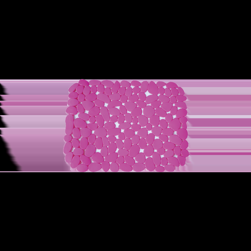 spirella Fond d'évier de cuisine en PVC GALET 40x31cm Rose MSV