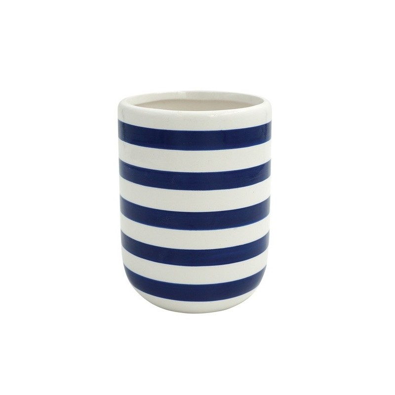 spirella Gobelet Céramique SEAUVILLE Bleu Marine MSV