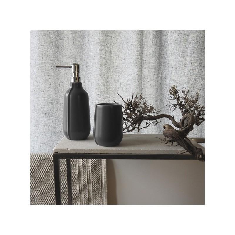 Spirella Gobelet Céramique SENSE Gris Anthracite Mat Elements By Spirella