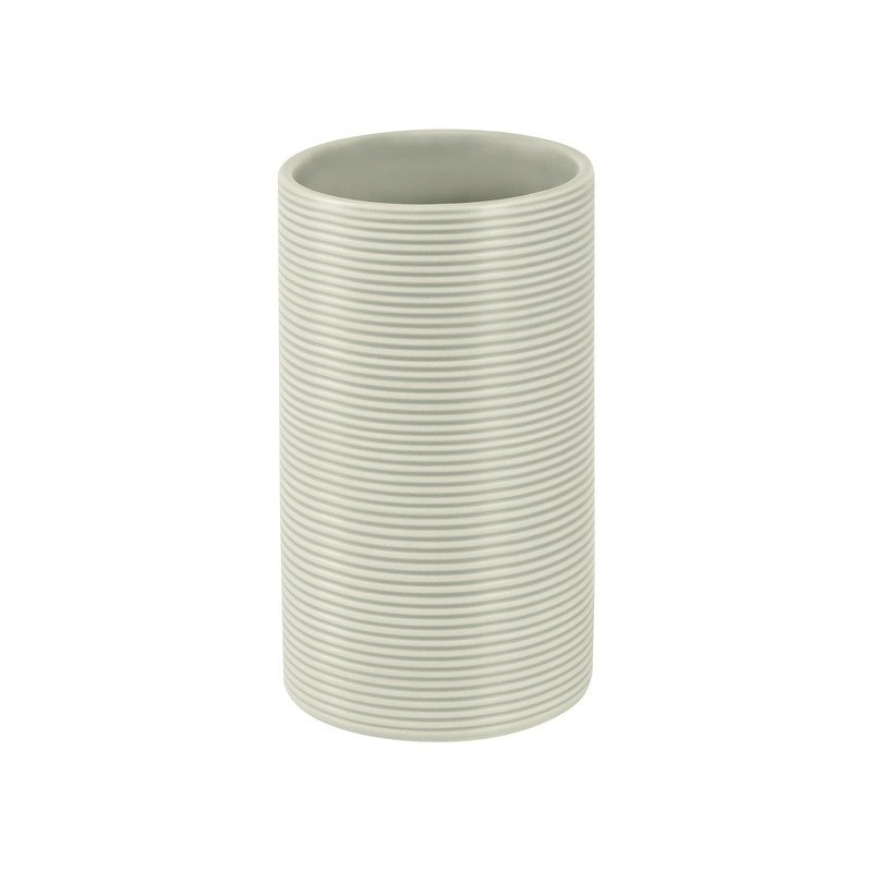 spirella Gobelet Céramique TUBE RIBBED Beige Spirella