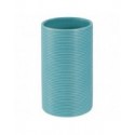 Spirella Gobelet Céramique TUBE RIBBED Bleu Spirella