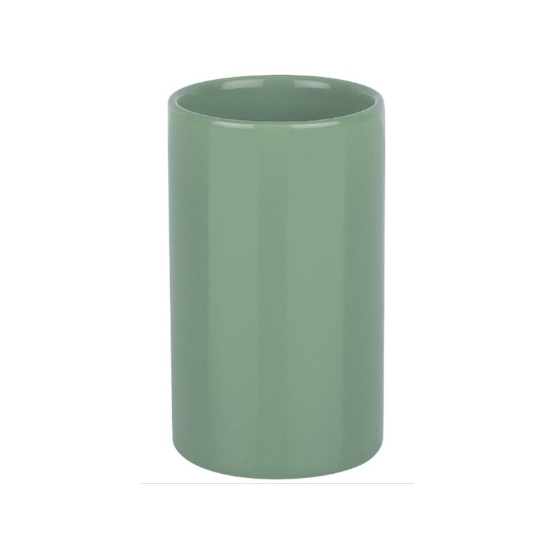 spirella Gobelet Céramique TUBE Vert Mousse Spirella