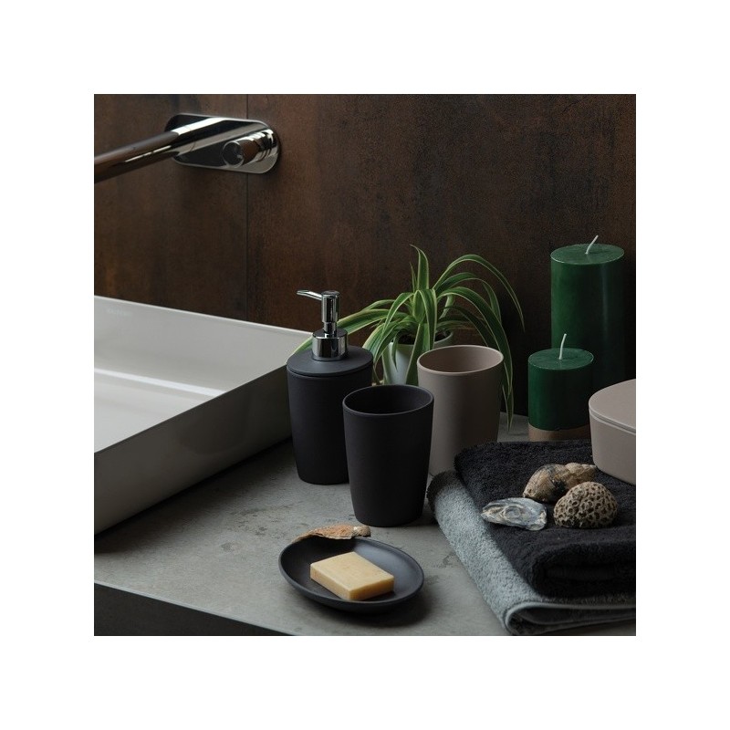 Spirella Gobelet Fibres De Bambou TAKEO Gris Anthracite Spirella