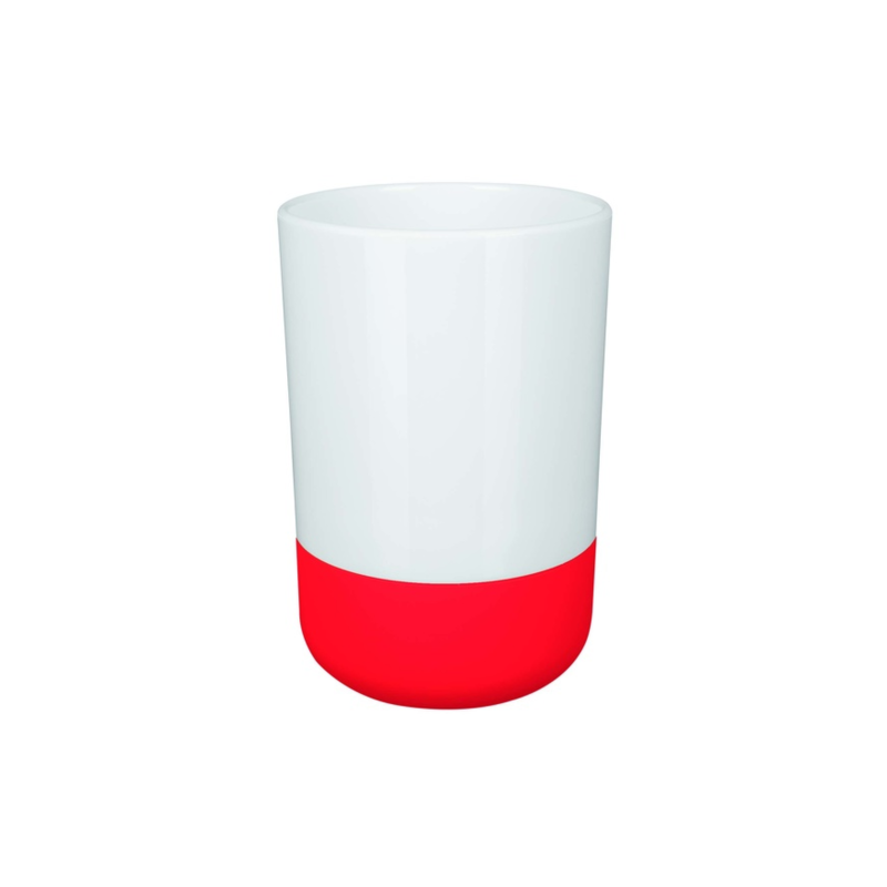 spirella Gobelet MOJI Rouge et blanc en Polypropylène Spirella