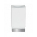 Spirella Gobelet Porcelaine ROMA Blanc & Argent Spirella