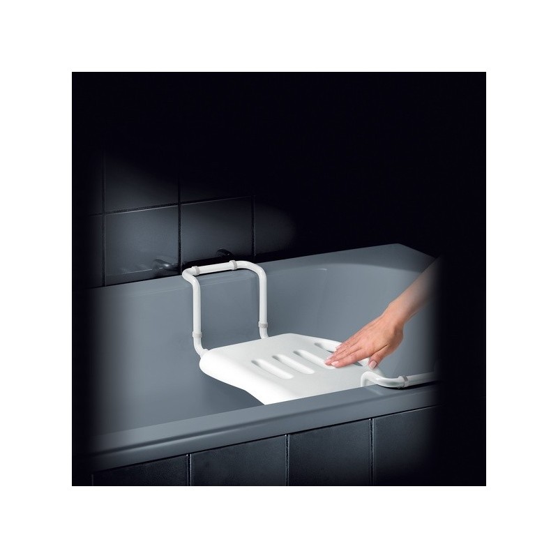 Spirella Grand Siège Télescopique De Baignoire Inoxydable Blanc Spirella