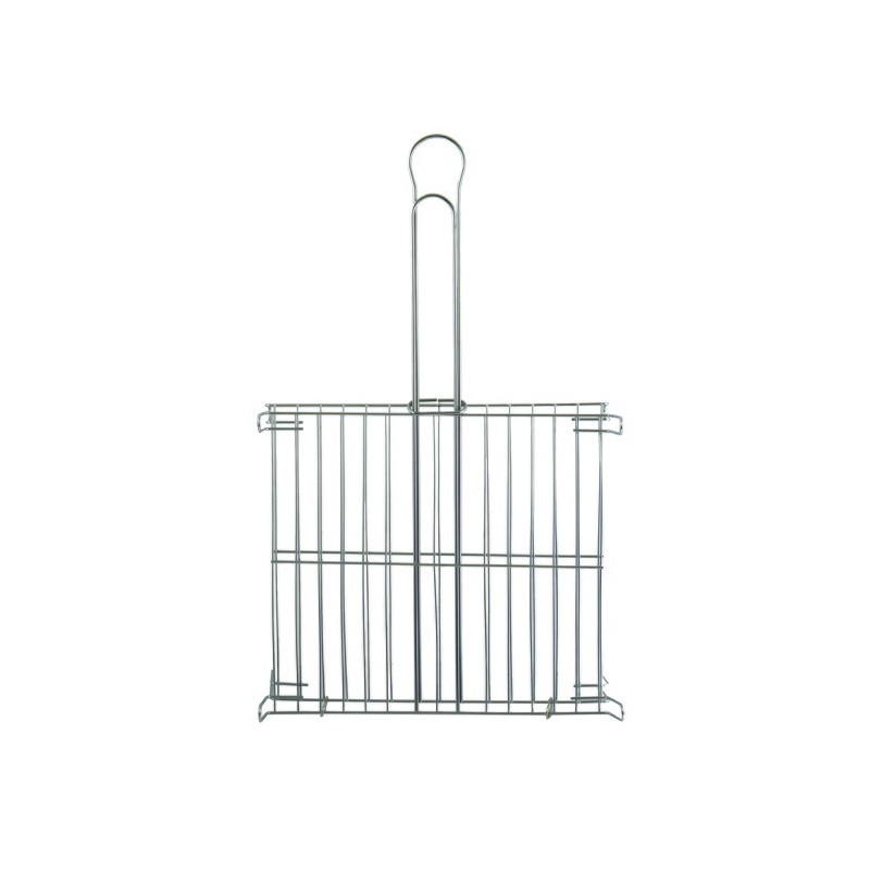 Spirella Grille Barbecue Rectangulaire Avec Pieds 30x35cm Acier Chromé MSV