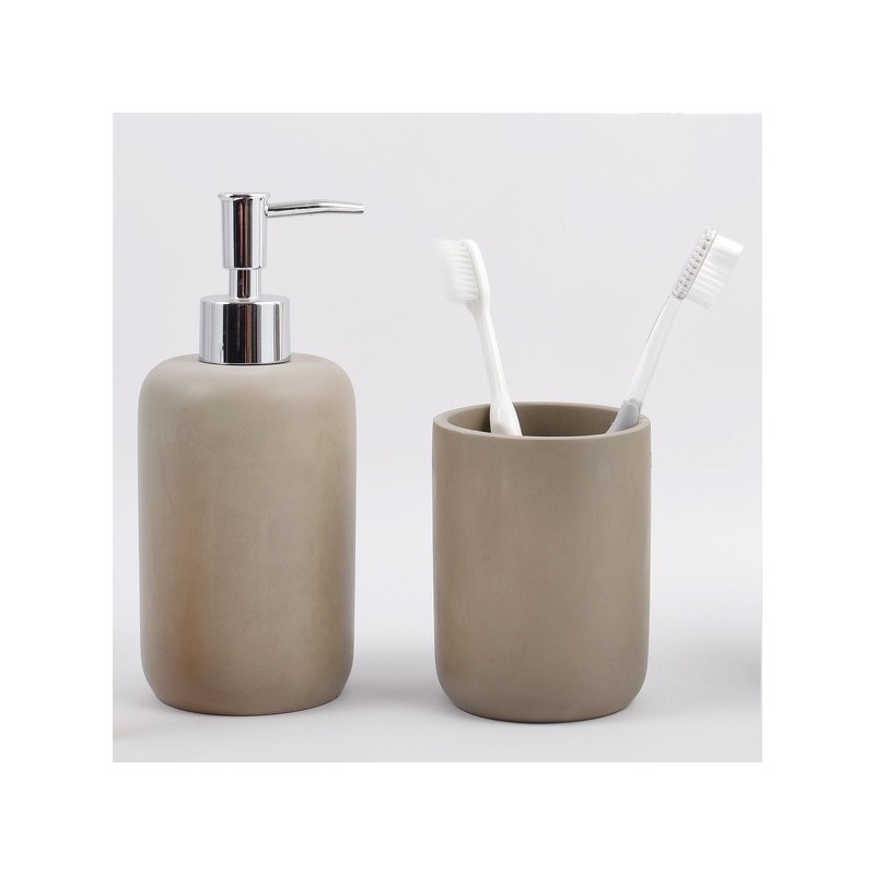 Spirella Lot D'accessoire De Salle De Bain Ciment MSV
