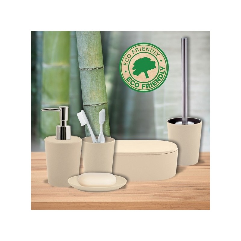 spirella Lot d'accessoires de salle de bain Takeo Beige Spirella