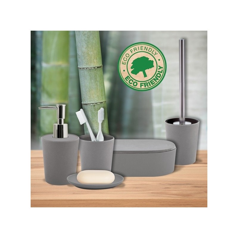 spirella Lot d'accessoires de salle de bain Takeo Gris Spirella