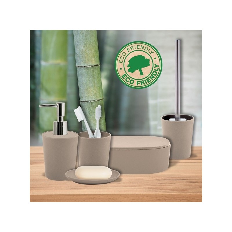 spirella Lot d'accessoires de salle de bain Takeo Taupe Spirella