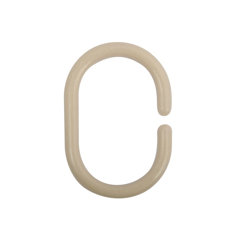 spirella Lot de 12 anneaux pour rideaux de douche Beige MSV spirella Lot de 12 anneaux pour rideaux de douche Beige MSV