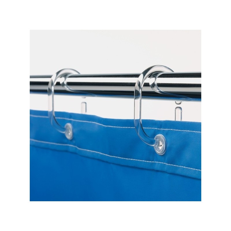 spirella Lot de 12 anneaux pour rideaux de douche C-MINOR Transparent Spirella