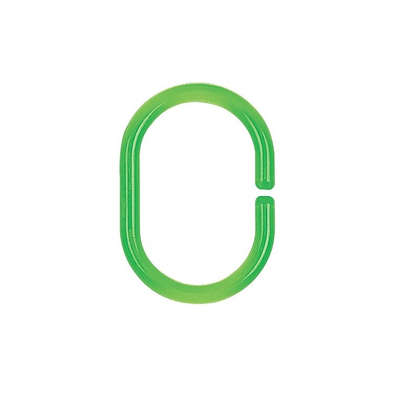 Spirella Lot De 12 Anneaux Pour Rideaux De Douche C-MINOR Vert Clair Spirella