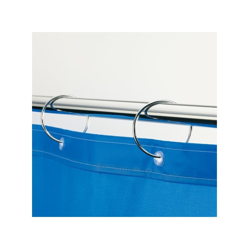 spirella Lot de 12 anneaux pour rideaux de douche RINGO Chromé Spirella