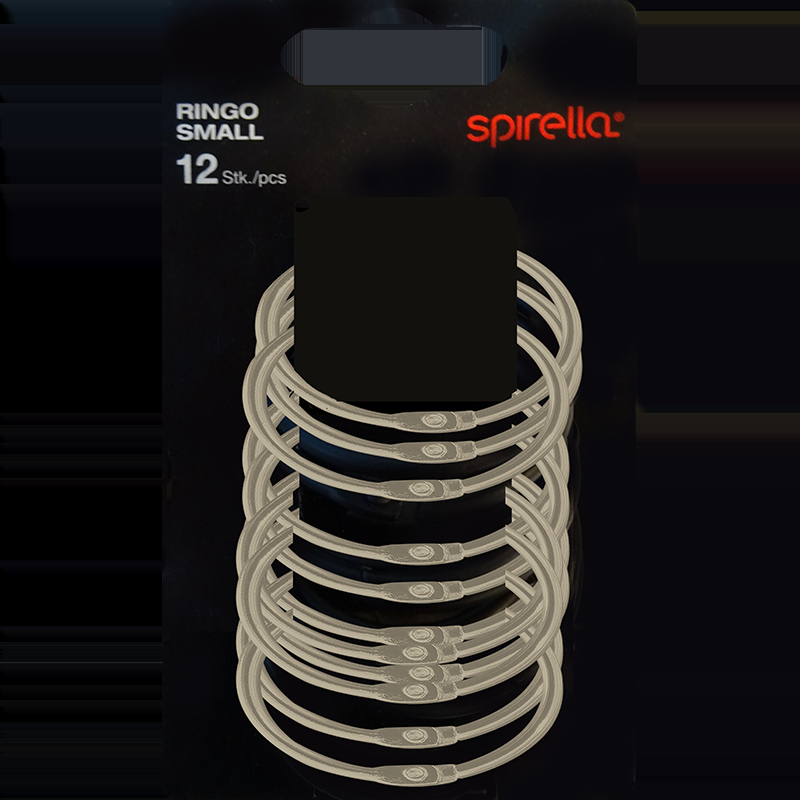 Spirella Lot De 12 Anneaux Pour Rideaux De Douche RINGO SMALL Brossé Spirella