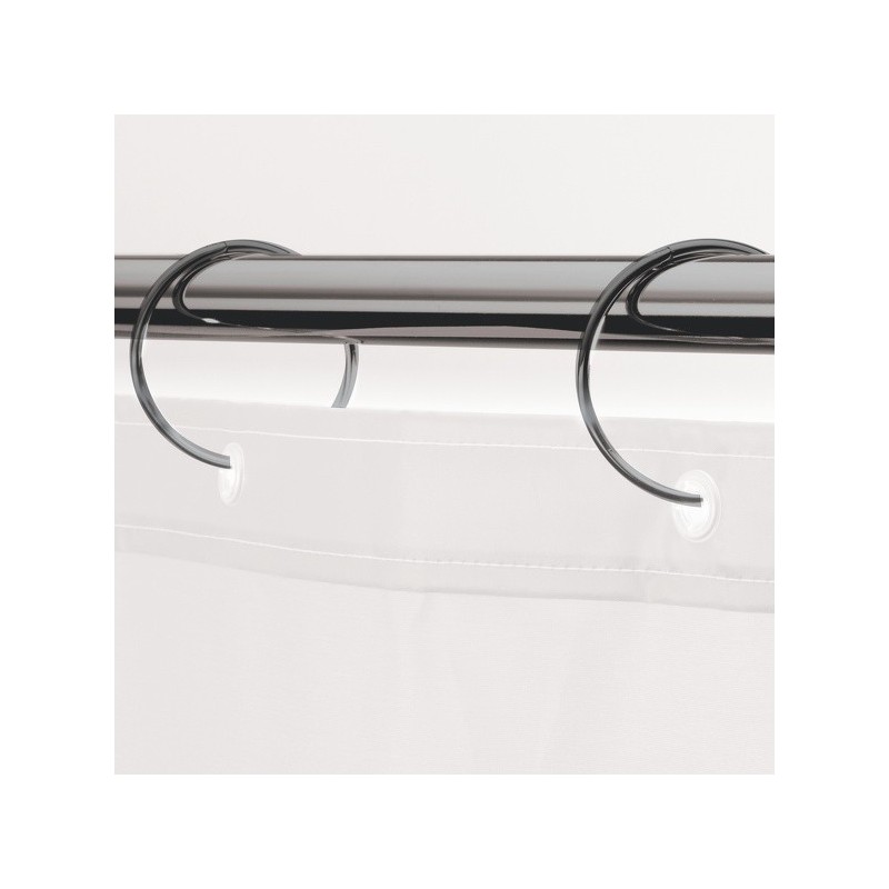 Spirella Lot De 12 Anneaux Pour Rideaux De Douche RINGO SMALL Noir Titan Spirella