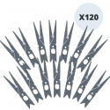 Spirella Lot De 120 Pinces à Linge Incassables Grises MSV