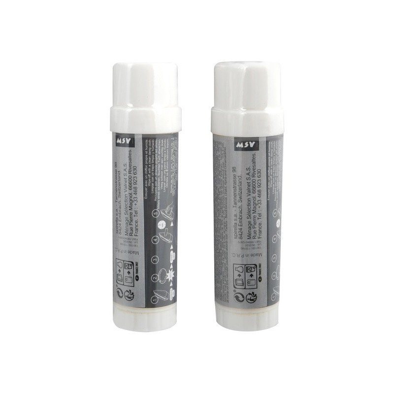 spirella Lot de 2 Bà¢tons de nettoyage pour semelle de Fer à  repasser MSV