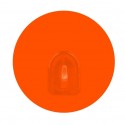 Spirella Lot De 2 Crochets Rond Mural Repositionnables Orange MSV