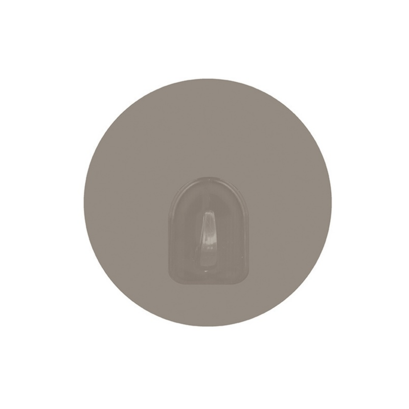 Spirella Lot De 2 Crochets Rond Muraux Repositionnables Beige MSV