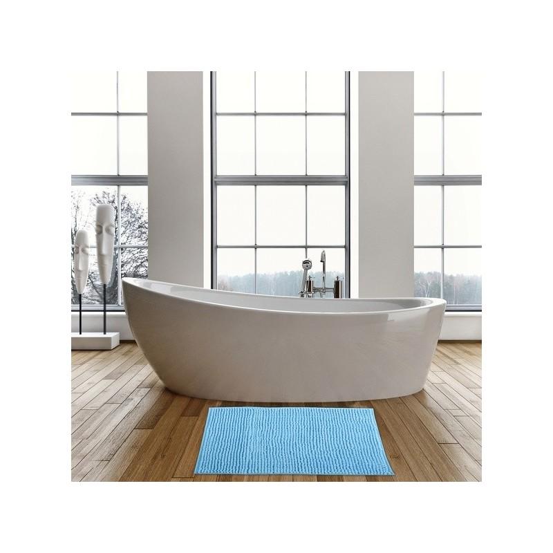 Spirella Lot De 2 Tapis De Bain CHENILLE 40x60 Bleu Clair