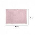 Spirella Lot De 2 Tapis De Bain CHENILLE 40x60 Rose Pastel MSV