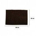 Spirella Lot De 2 Tapis De Bain CHENILLE 40x60cm Chocolat MSV