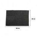 Spirella Lot De 2 Tapis De Bain CHENILLE 40x60cm Gris Foncé MSV