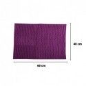 Spirella Lot De 2 Tapis De Bain CHENILLE 40x60cm Violet MSV