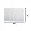 Spirella Lot De 2 Tapis De Bain CHENILLE 50x80 Blanc MSV