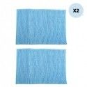 Spirella Lot De 2 Tapis De Bain CHENILLE 50x80 Bleu Clair MSV