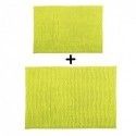 Spirella Lot De 2 Tapis De Bain Microfibre CHENILLE 40x60cm & 60x90cm Vert Pistache MSV