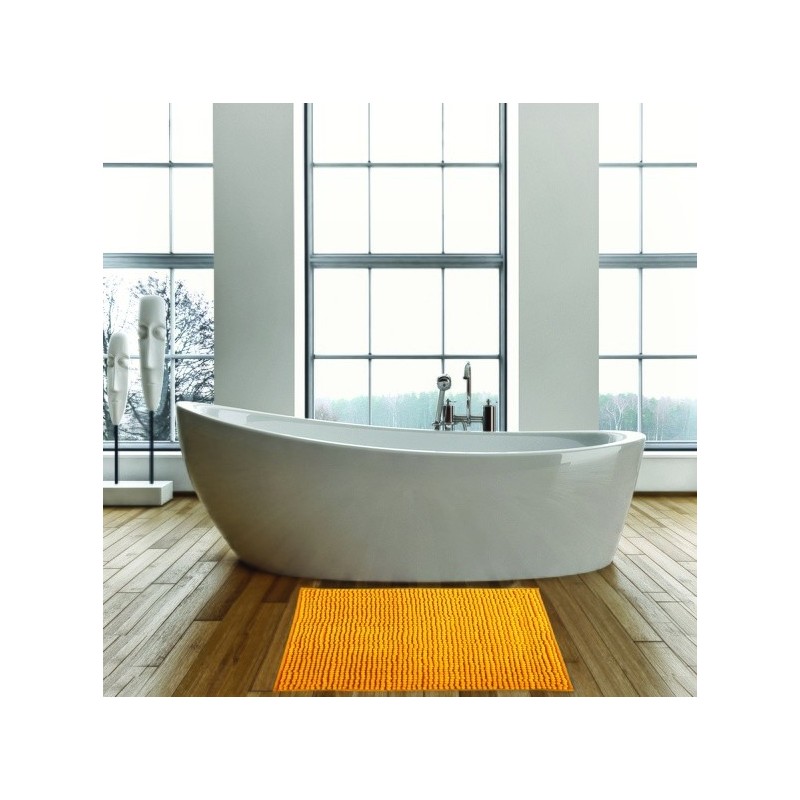Spirella Lot De 2 Tapis De Bain Microfibre CHENILLE 50x80cm Safran MSV