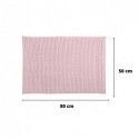 Spirella Lot De 2 Tapis De Bain Microfibre CHENILLE 50x80cm Rose Pastel MSV