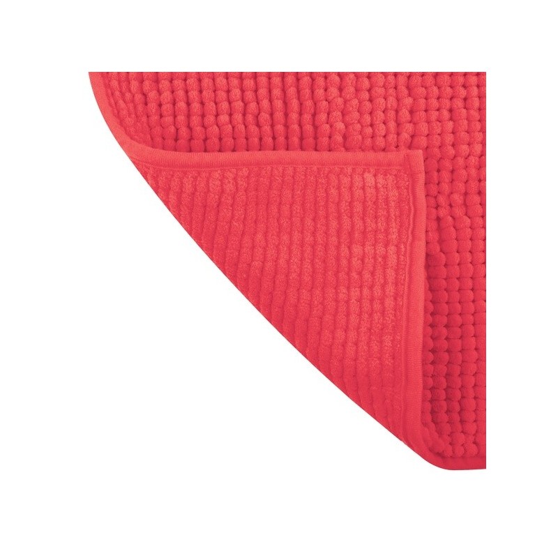 Spirella Lot De 2 Tapis De Bain Microfibre CHENILLE Rouge 40x60 Et 60x90cm MSV