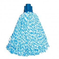 Spirella Lot De 24 Franges à  Serpillière De Rechange En Microfibre Bleu