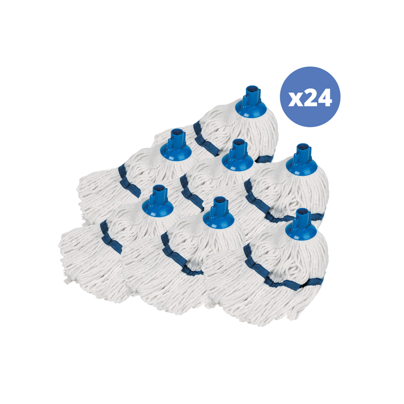 spirella Lot de 24 franges en coton 185g doublé blanc