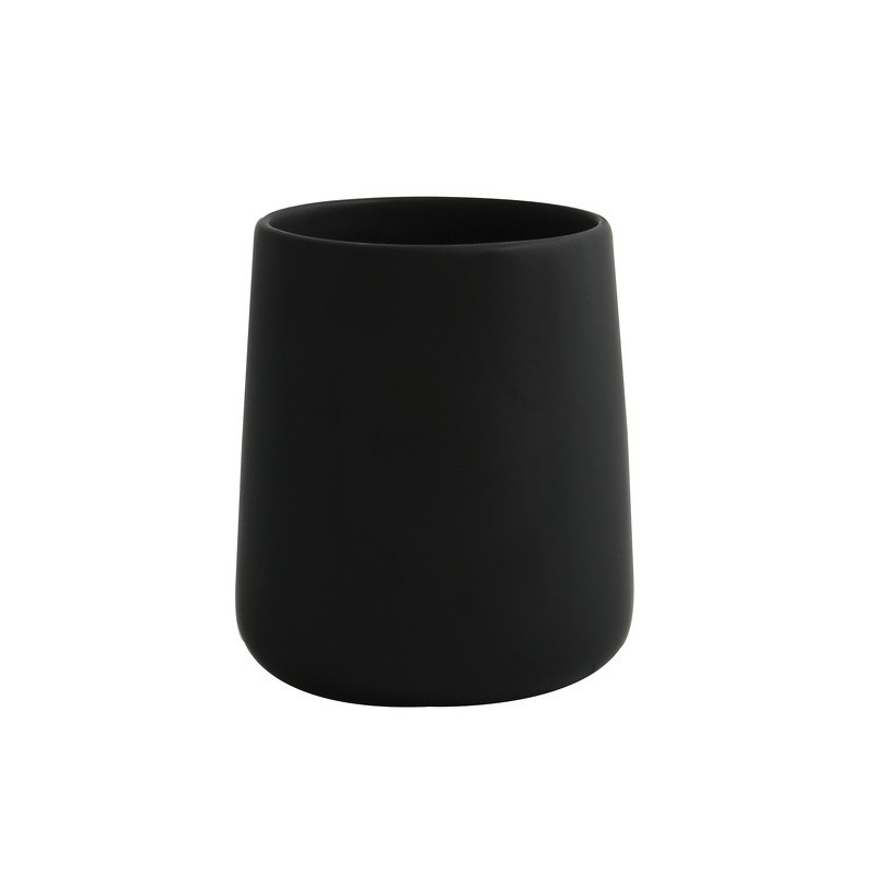 Spirella Lot De 3 Accessoires De Salle De Bain En Céramique MAONIE Noir Mat MSV