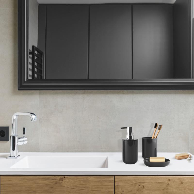 Spirella Lot De 3 Accessoires De Salle De Bain INAGUA Noir MSV